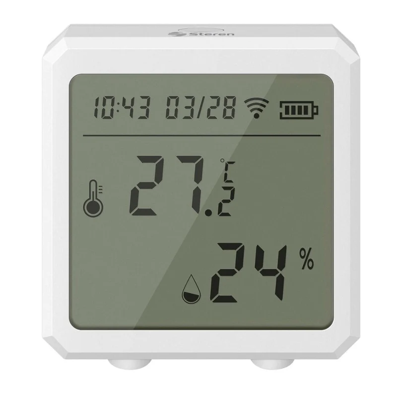 Steren Sensor Wi-Fi de Temperatura y Humedad, SHOME-180