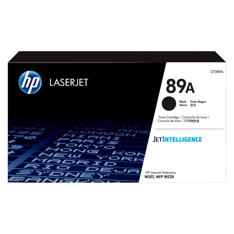 HP Tóner de Tinta Original 89A Negro, CF289A