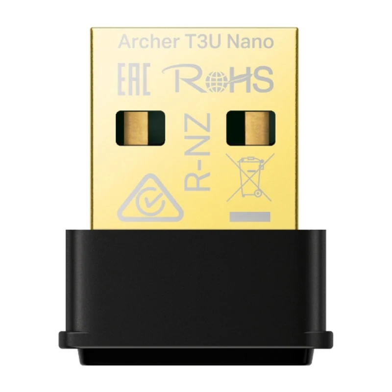 TP-Link Tapo Adaptador Inalámbrico USB Wi-Fi Nano Doble Banda, AC1300