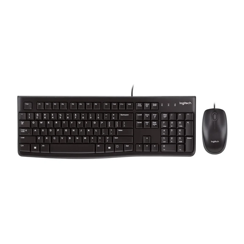 Logitech Kit Teclado y Mouse Alámbrico en Español, MK120