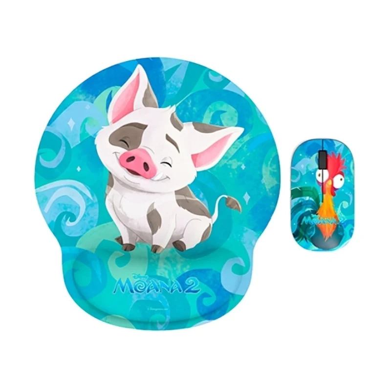 Xtech Mouse Inalámbrico + Mouse Pad Disney Edición Moana