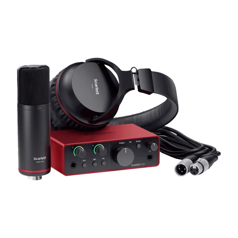 Focusrite Kit de Grabación Scarlett Solo Studio Pack G4, MOSC0039