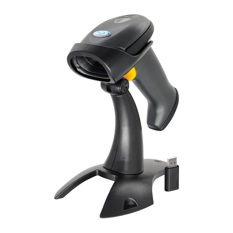 AON Lector de Código de Barras 2D POS Inalámbrico USB/Bluetooth, AO-SC-1004
