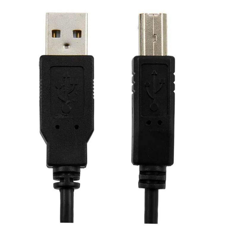 Argom Cable para Impresora USB 2.0 Macho-A a Macho-B 1.8 M