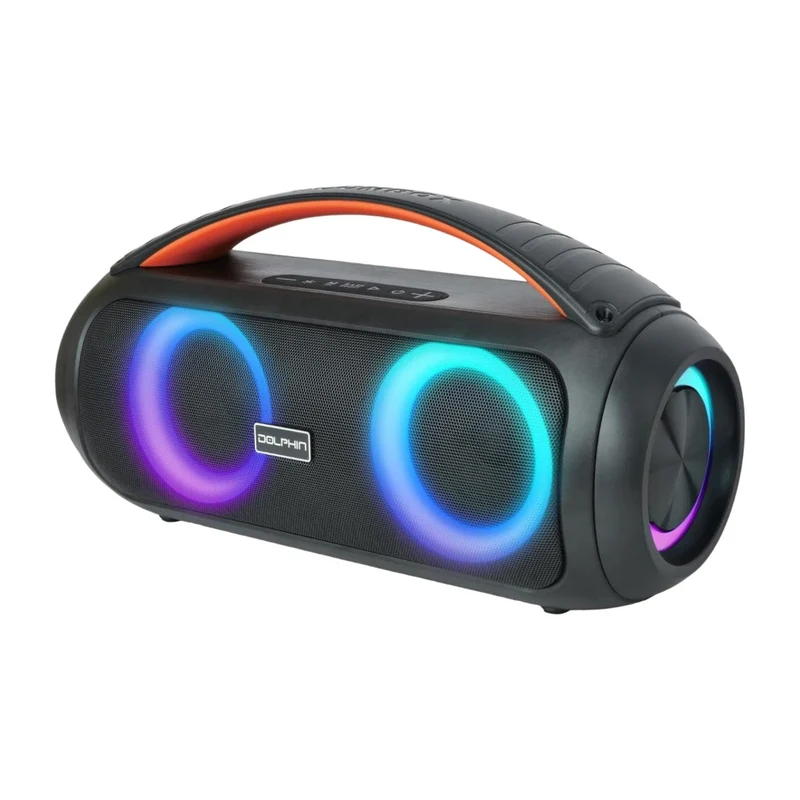 Dolphin Parlante Inalámbrico Portátil 3" 30W Boombox Dual, LX-220