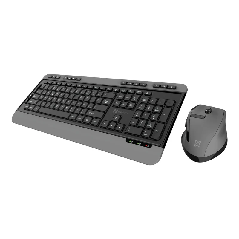 Klip Xtreme Set Teclado y Mouse Inalámbricos Magnifik en Español KBK-520, 2 Piezas
