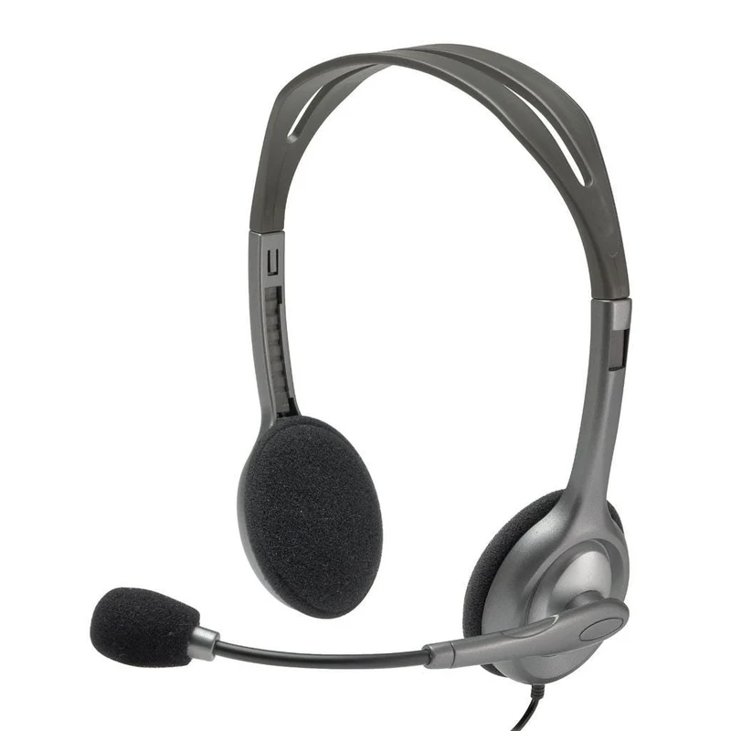 Logitech Audífonos con Micrófono 3.5 mm H111, 981-000612