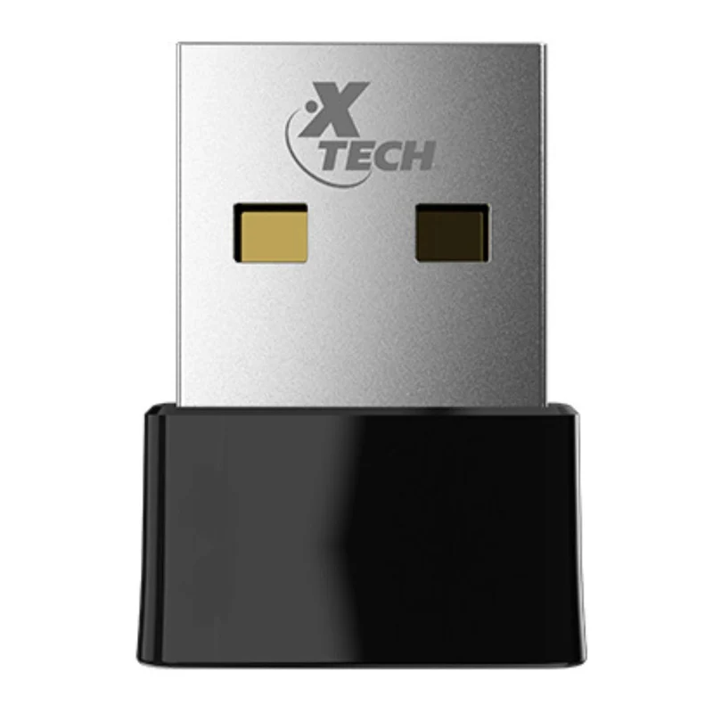 Xtech Adaptador Inalámbrico USB 2.0 Nano AC Doble Banda, XTC-600