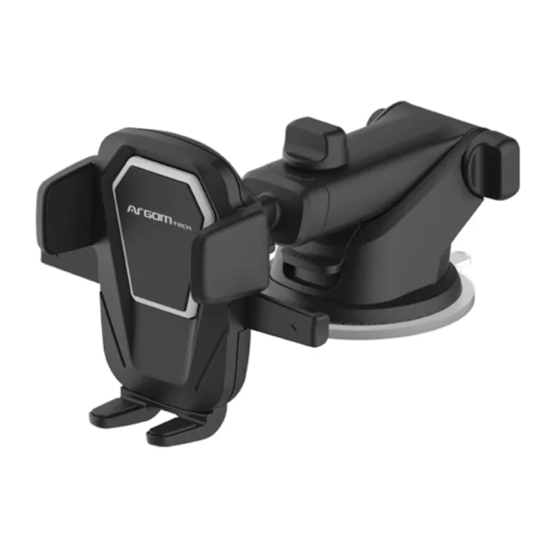Argom Soporte de Celular con Brazo para Auto Telescopic (ARG-AC-0310BK)