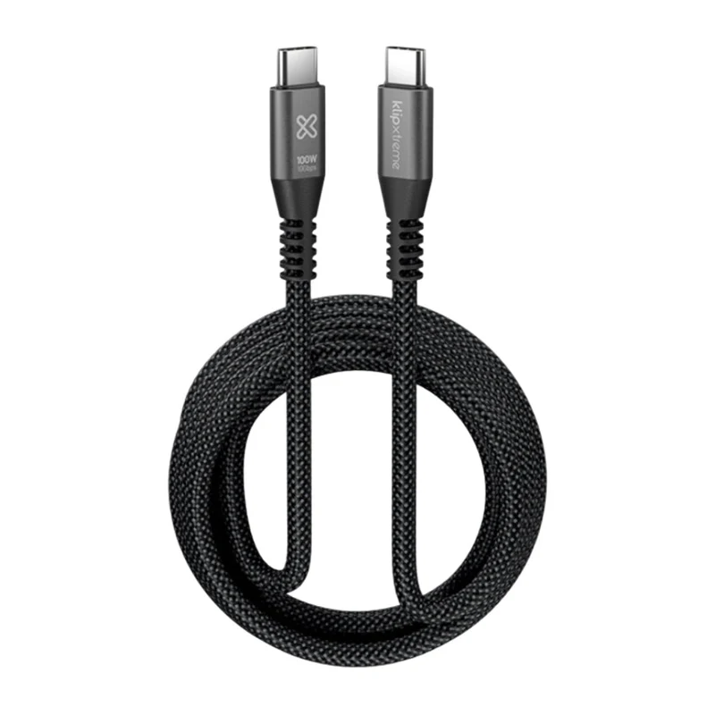 Klip Xtreme Cable USB 2.0 Tipo C a Tipo C 100 W 3 Metros, KAC-650-10FT