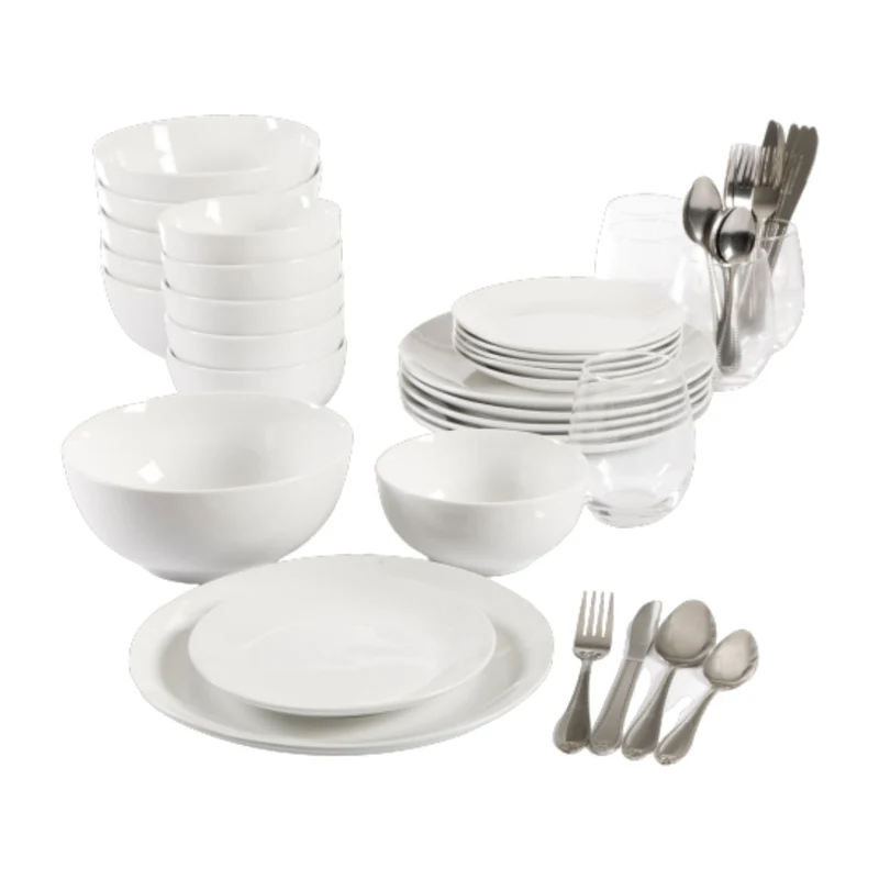 Gibson Set Vajilla Porcelana McKenzie, 54 Piezas