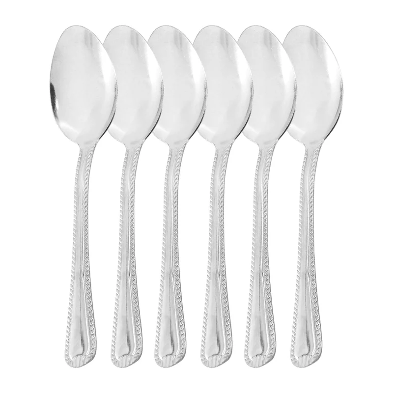 Gibson Set de Cucharas para Té de Acero Inoxidable Tustin, 6 Piezas