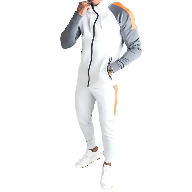Miomu Conjunto de Jogger y Sudadera Blanco, para Hombre