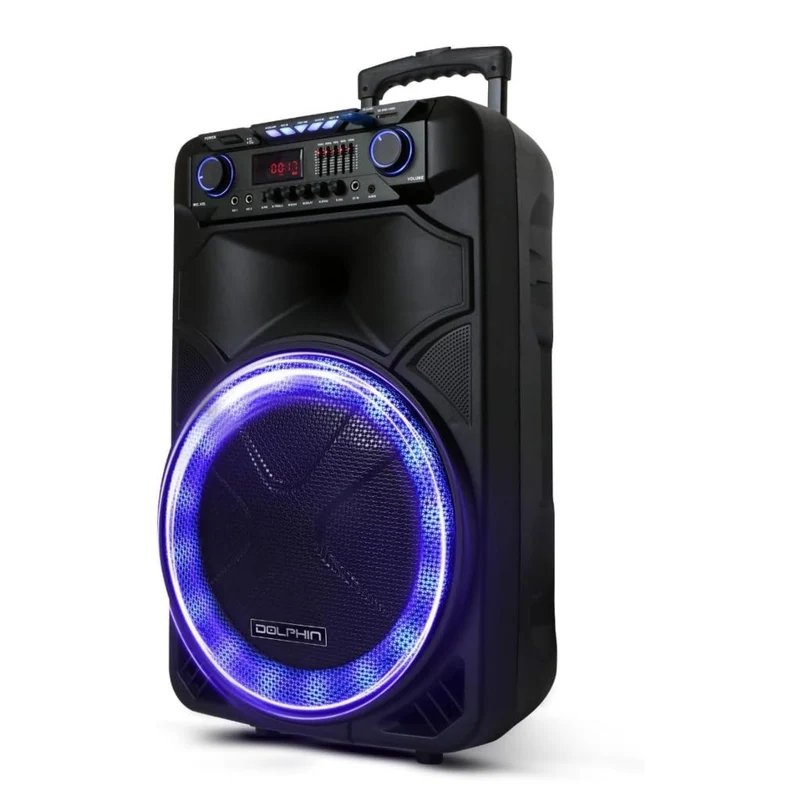Dolphin Parlante Inalámbrico Portátil 15" 2100W Party Speaker, SP-1500RBT