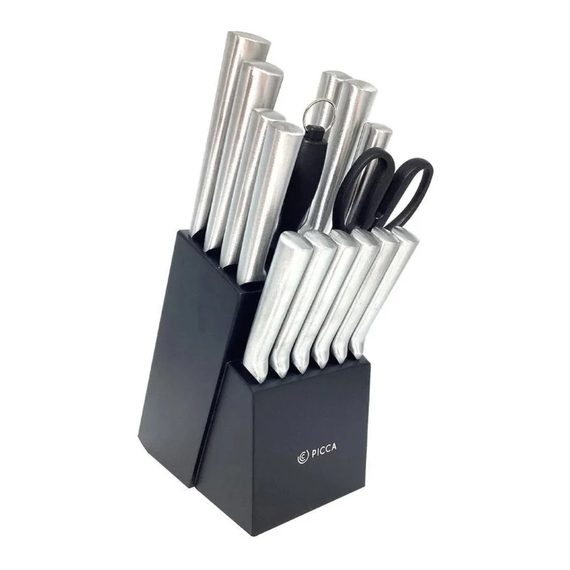 Picca Set Cuchillos de Acero Inoxidable Calidad Profesional PI0016SCAP, 16 Unidades