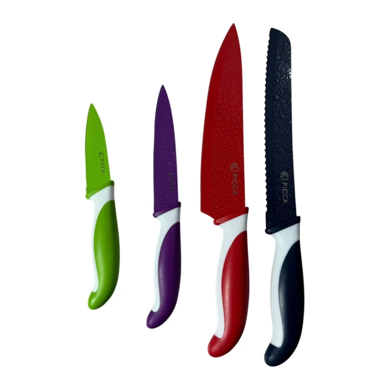 Picca Set Cuchillos de Cocina Blade, 4 Piezas