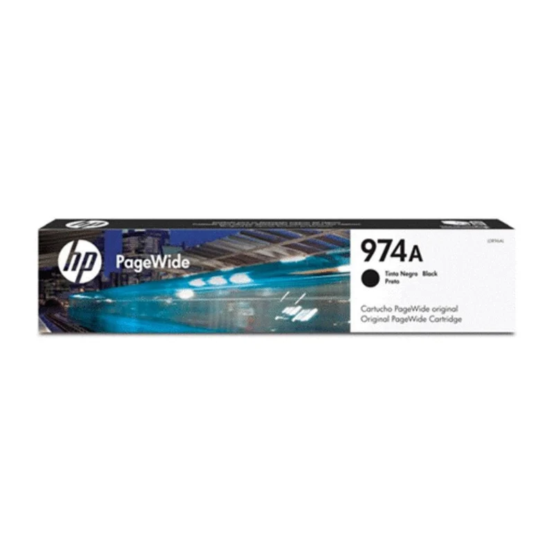 HP Cartucho de Tinta Original PageWide Negro 974A (L0R96AL)