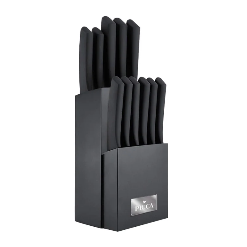 Picca Set Cuchillos de Cocina Acero Inoxidable, 12 Piezas