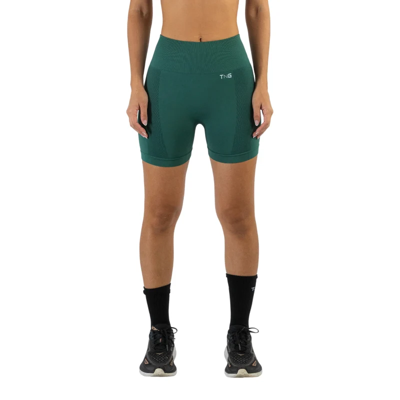 TNG Licra Deportiva Corta Alpha Verde, para Mujer