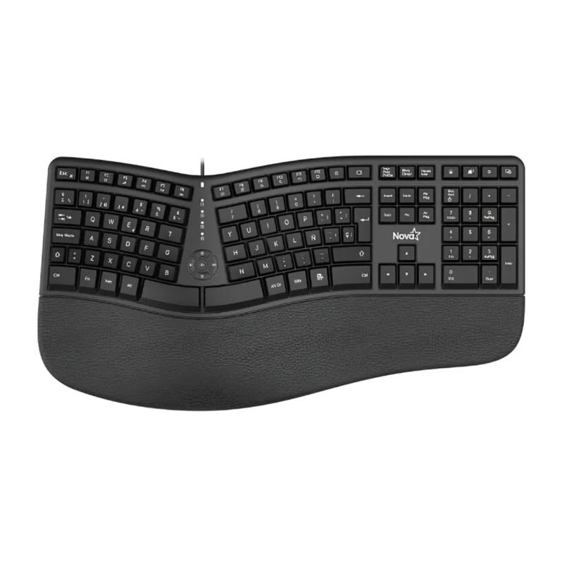 Nova Teclado Alámbrico Ergonómico en Español, KMYV82U0001C