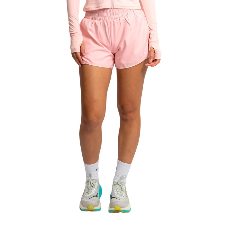 TNG Shorts Deportivo 2 en 1 Speed 3" Rosa, para Mujer