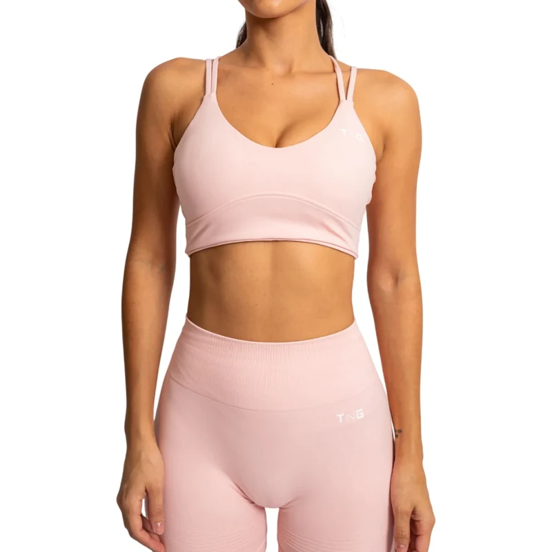 TNG Top Speed Sports Bra Rosa, para Mujer