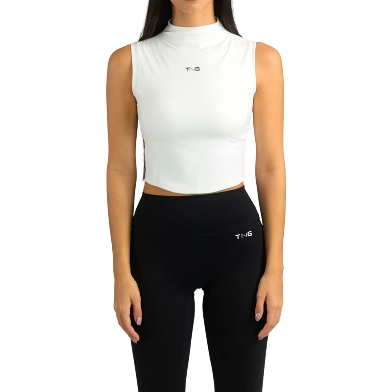TNG Top Deportivo Pulse Tank Blanco, para Mujer
