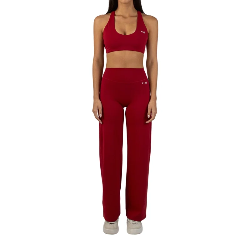 TNG Conjunto Deportivo Top y Leggings Relume Regular Rojo, para Mujer