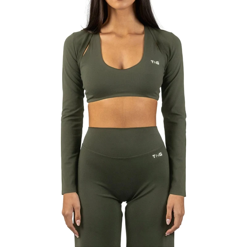 TNG Mangas Deportivas Relume Verde, para Mujer
