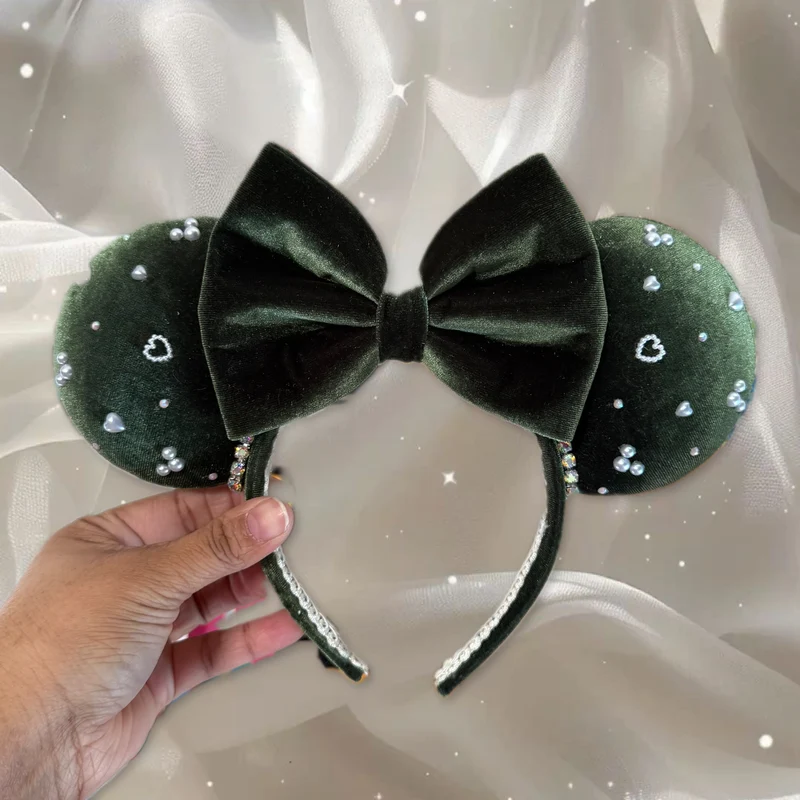 Green Pearl Velvet Ears