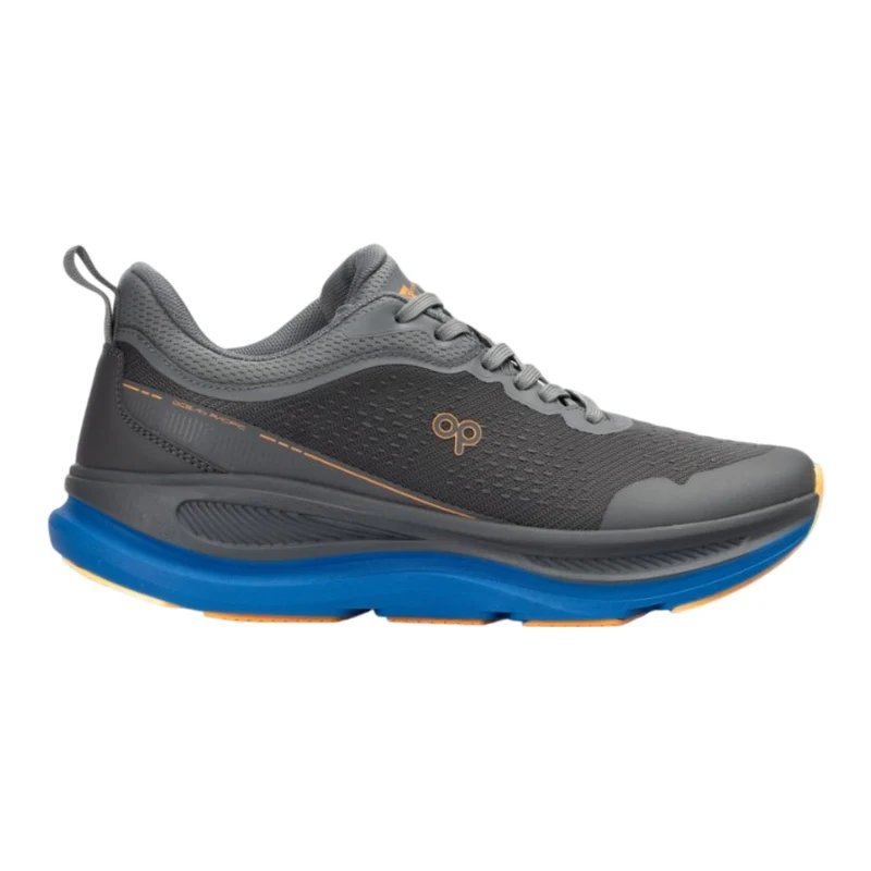 OP Tenis Adi H2B Gris/Azul, para Hombre