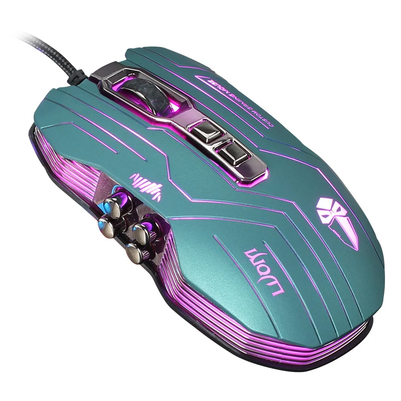 USB Wired Gaming Mouse Mice RGB Light LED Optical Game Mouse 3200 DPI 9 Button for Computer Laptop Windows Gamer Mouse