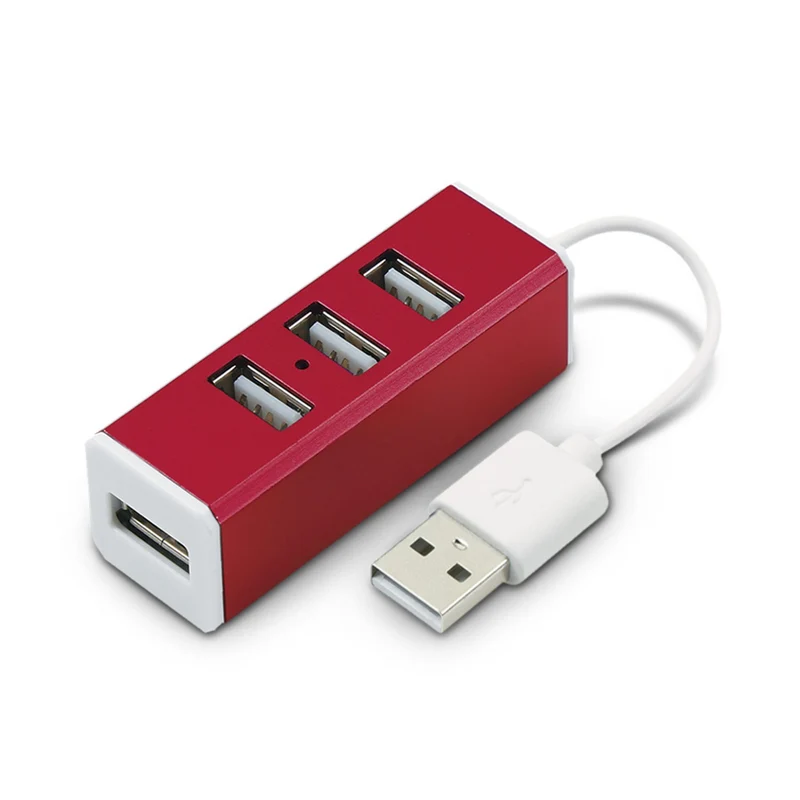 Aluminium 4 Port USB Hub