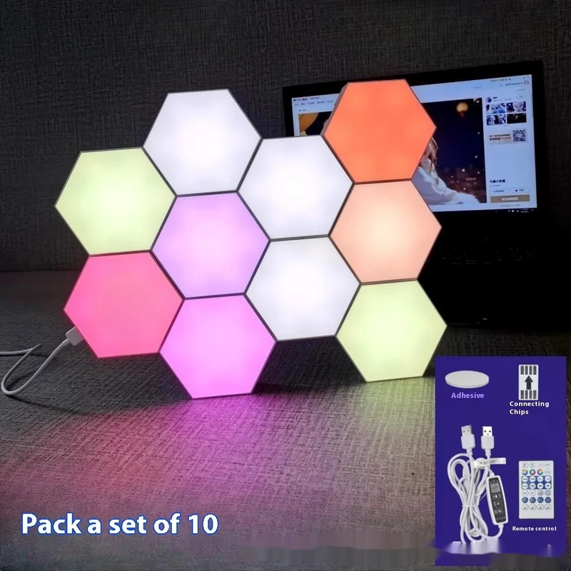 Panel Luz Hexagonal