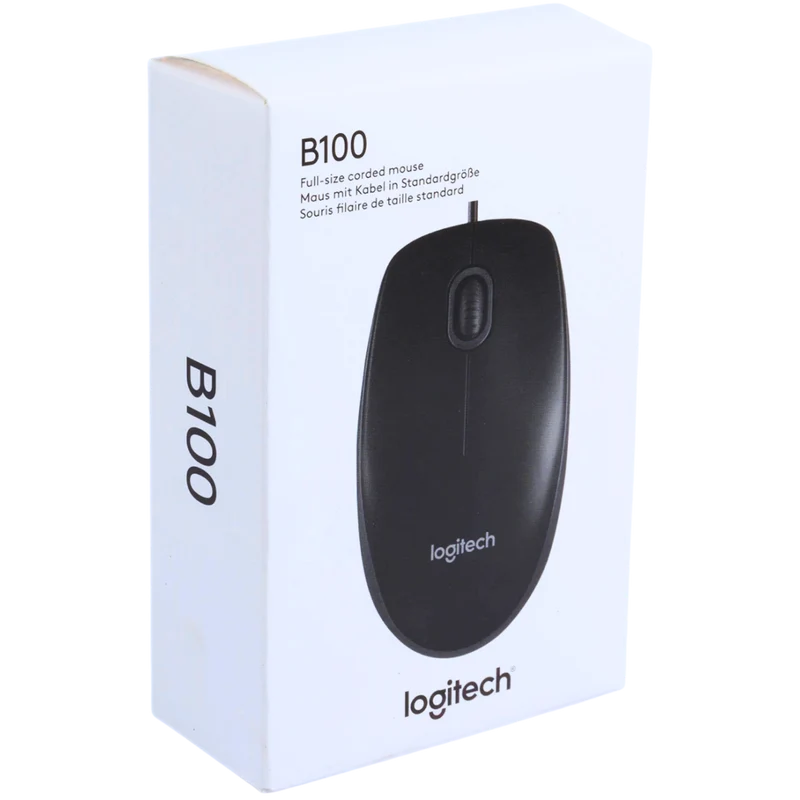 Ratón Logitech B100 Negro