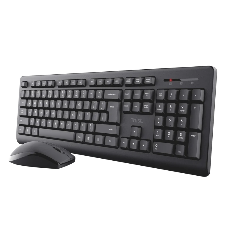 Trust Primo Pack Ratón y Teclado Negros Inalámbricos (ES)