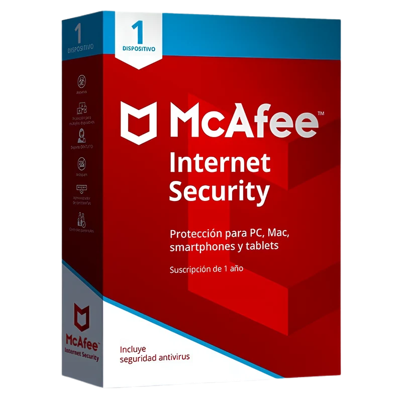 Antivirus - Instalación de Mcafee con licencia 1 año