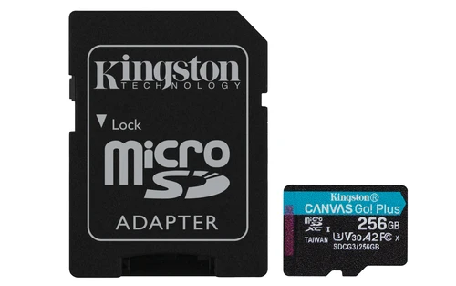 Kingston Canvas Go! Plus 256 Gb Sd Uhs-i Clase 10
