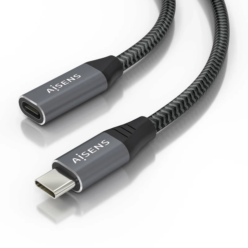 Cable Alargador USB 3.2 Aisens A107-0636/ Tipo-c Macho - Hembra