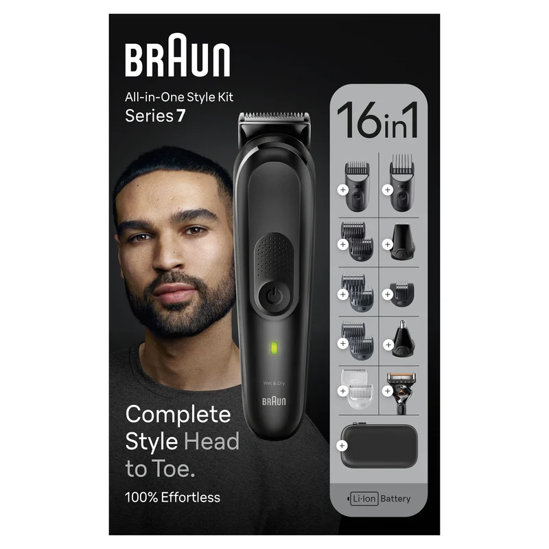 Recortadora Braun 16 En 1 Series 7 Mgk7470