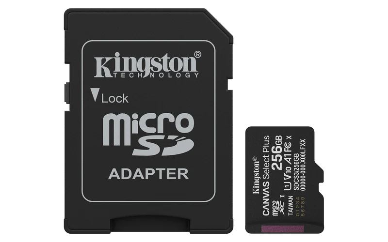 Memoria Micro Sd 256GB Kingston Hc 150MB/S Sdcs3 + Adaptador Sd