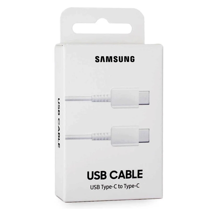 USB Cable Samsung Type C To Type C Blanco