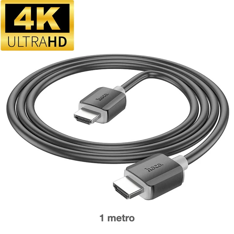 Cable Hdtv 2.0 4K 1 M Hoco Us08 Negro