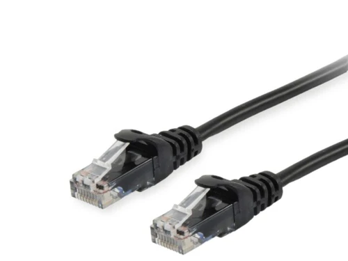 Cable De Red Equip Cat.6 U/utp 0.5M Negro