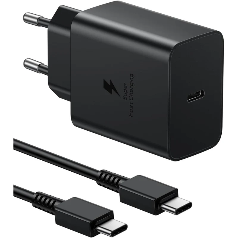 Cargador Con Cable Samsung 45W - Negro