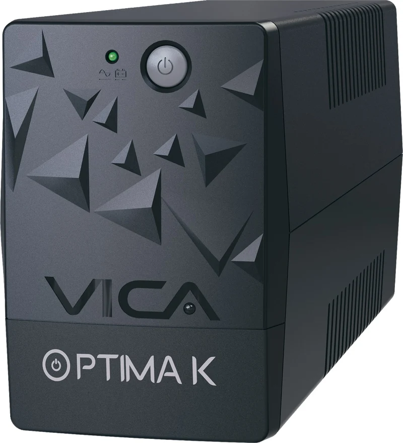 No Break VICA OPTIMA K, 1000 VA, 500 W, 6 contactos, Negro