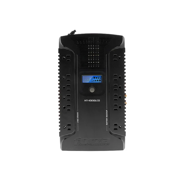No Break FORZA HT-1000LCD, 1000 VA, 500 W, Negro