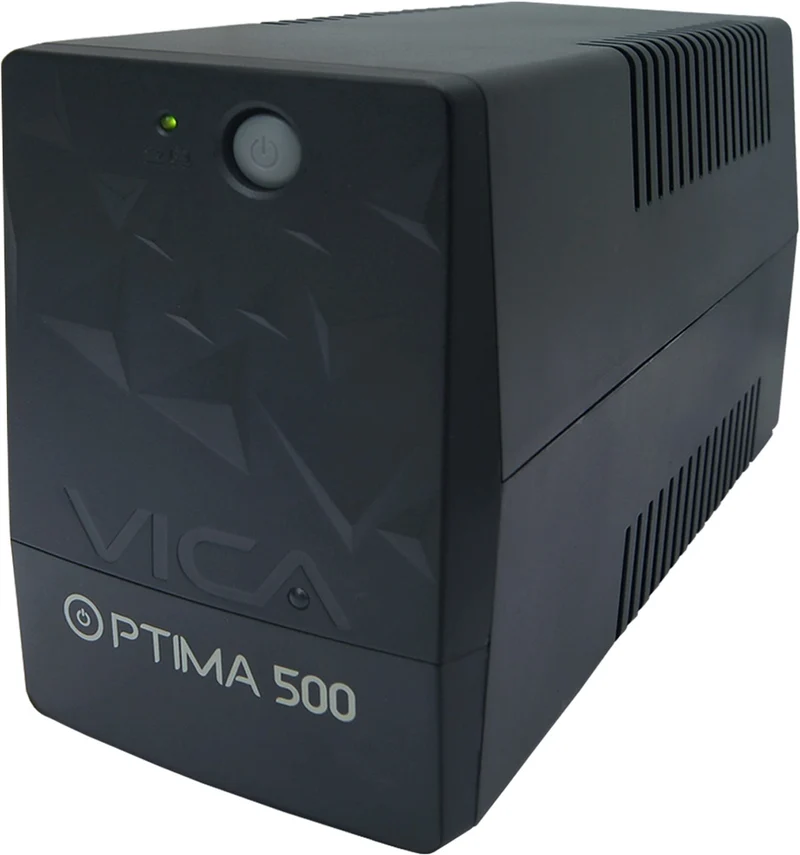 No Break VICA OPTIMA 500, 500 VA, 240 W, Negro