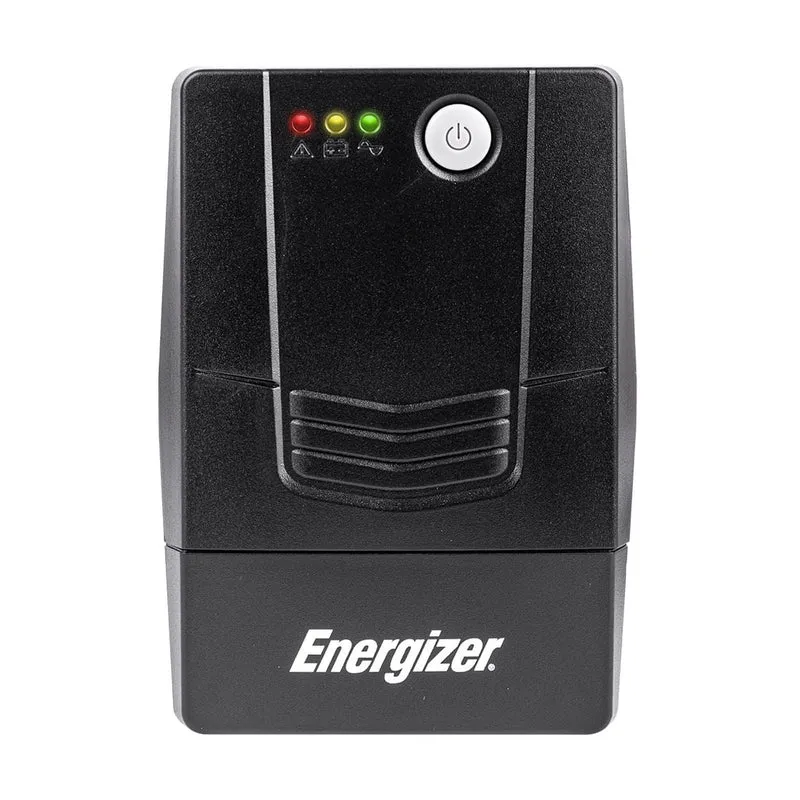No Break Energizer ERENUPS8VA, 800 VA, 480 W, 6 contactos, Negro