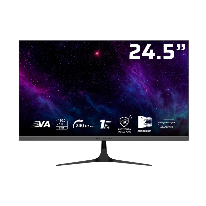 Monitor Gamer Balam Rush COSMOS EDGE MCE245P VA 24.5", 1920 x 1080 Full HD, 240Hz